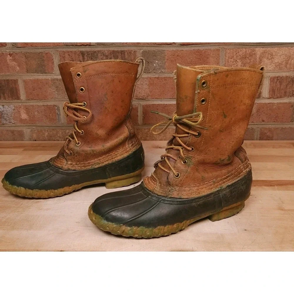 LL Bean Boot Vintage Main Hunting Mens Size 6 Narrow Rain Shoe